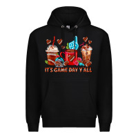 Black american football coffee cups Premium Hoodie - FaDigitalArtStudio
