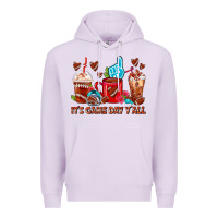 Lilac american football coffee cups Premium Hoodie - FaDigitalArtStudio