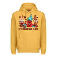 Mustard american football coffee cups Premium Hoodie - FaDigitalArtStudio