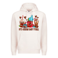 Pale Pink american football coffee cups Premium Hoodie - FaDigitalArtStudio