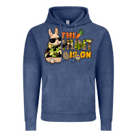 Vintage Denim The hunt is on Easter Day Vintage Hoodie - HowdyJamesFarm
