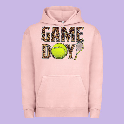 Tennis Game Day Urban Hoodie Designed By Barkaloodesign