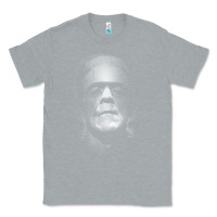 Heather Grey frankenstein monster boris karloff face Classic Tee - lanVoArt