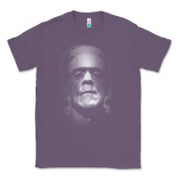 Lavender frankenstein monster boris karloff face Classic Tee - lanVoArt