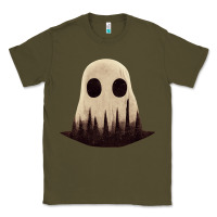Army Green forrest ghost Classic Tee - lanVoArt