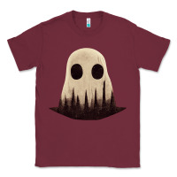 Burgundy forrest ghost Classic Tee - lanVoArt