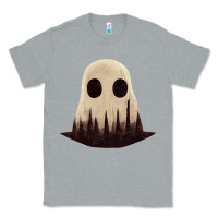 Heather Grey forrest ghost Classic Tee - lanVoArt