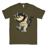 Army Green where the wild things are carol Classic Tee - lanVoArt