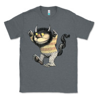 Charcoal Heather where the wild things are carol Classic Tee - lanVoArt