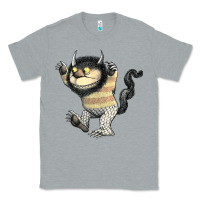 Heather Grey where the wild things are carol Classic Tee - lanVoArt