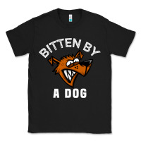Black bitten by a dog angry dog bite funny gift Classic Tee - lanVoArt