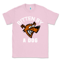 Bubblegum Pink bitten by a dog angry dog bite funny gift Classic Tee - lanVoArt