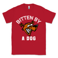 Red bitten by a dog angry dog bite funny gift Classic Tee - lanVoArt