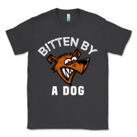 Bitten By A Dog Angry Dog Bite Funny Gift Classic Tee | Teevron