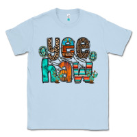 Dusty Blue yee haw Classic Tee - RacoonDesign