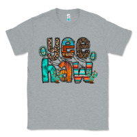 Heather Grey yee haw Classic Tee - RacoonDesign