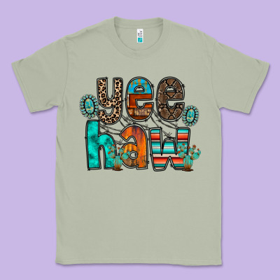 Yee Haw Classic Tee Designed By Racoondesign