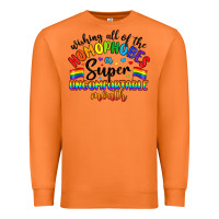 Carrot wishing all of the homophobes uncomfortable month Premium Sweatshirt - Artiststas
