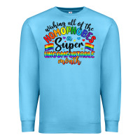 Ocean Blue wishing all of the homophobes uncomfortable month Premium Sweatshirt - Artiststas