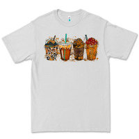 Dove Grey leopard and cowhide drink Premium Tee - RacoonDesign