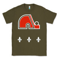 Army Green vintage quebec hockey   retro nordiques Classic Tee - lanVoArt