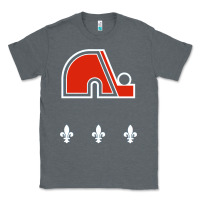 Charcoal Heather vintage quebec hockey   retro nordiques Classic Tee - lanVoArt