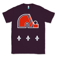 Plum vintage quebec hockey   retro nordiques Classic Tee - lanVoArt