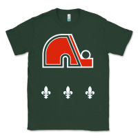 Sports Green vintage quebec hockey   retro nordiques Classic Tee - lanVoArt