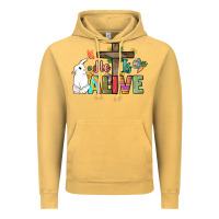 Vintage Mustard He is alive Easter Day Vintage Hoodie - HowdyJamesFarm