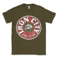 Army Green vintage retro iron city(beer) proof Classic Tee - lanVoArt