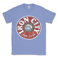 Colony Blue vintage retro iron city(beer) proof Classic Tee - lanVoArt