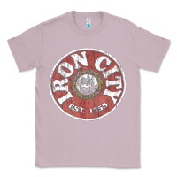 Lilac vintage retro iron city(beer) proof Classic Tee - lanVoArt