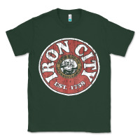 Sports Green vintage retro iron city(beer) proof Classic Tee - lanVoArt