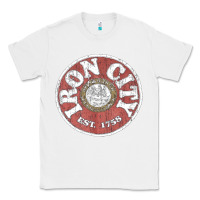 White vintage retro iron city(beer) proof Classic Tee - lanVoArt