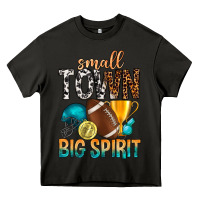 Asphalt Small Town Big Spirit Heavy Core Tee - BundleAndBundleShop