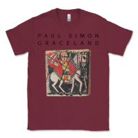 Burgundy paul simon graceland Classic Tee - lanVoArt