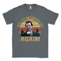 Charcoal Heather vintage well it's groundhog day again unisex shirt Classic Tee - lanVoArt