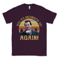 Plum vintage well it's groundhog day again unisex shirt Classic Tee - lanVoArt