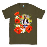 Army Green dorothy poppies Classic Tee - lanVoArt