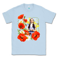 Dusty Blue dorothy poppies Classic Tee - lanVoArt