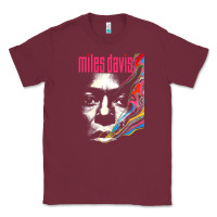 Burgundy miles vintage davis concert retro Classic Tee - lanVoArt