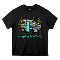 Black camping is intents Heavy Core Tee - JahusDesignShop