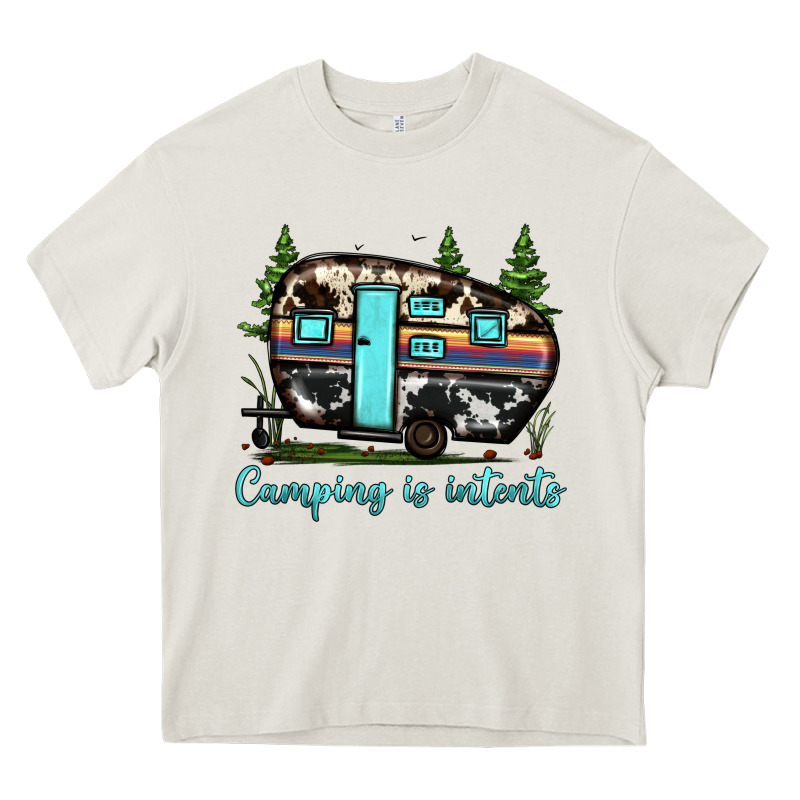 Camping Is Intents Heavy Core Tee by JahusDesignShop | Teevron