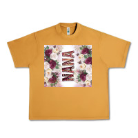 Peanut Butter mother's day nana flowers tumbler tbs Urban Heavy Tee - TumblerDesignByShophia