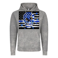Cloud Rock police flag patriotic skull Vintage Hoodie - TumblerDesignByShophia