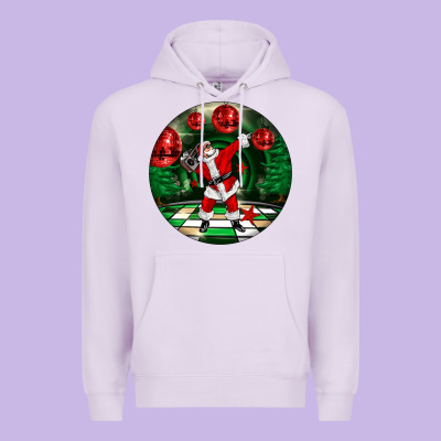 Dancing Santa Premium Hoodie Designed By Fadigitalartstudio