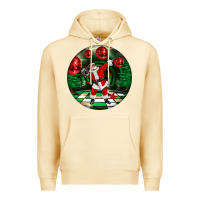 Pina Colada Dancing santa Premium Hoodie - FaDigitalArtStudio