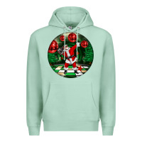 Seafoam Dancing santa Premium Hoodie - FaDigitalArtStudio