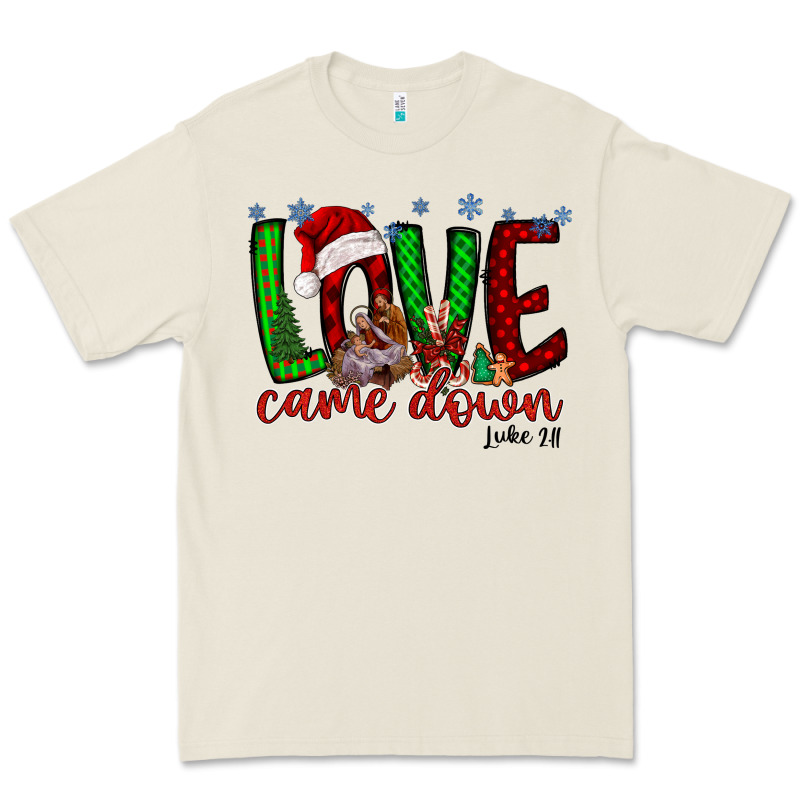 Love Came Dow Christmas Premium Tee by RacoonDesign | Teevron