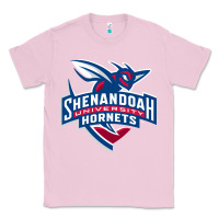 Bubblegum Pink Shenandoah University Hornets Classic Tee - lanVoArt